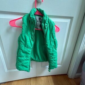 The Children's Place Girls' Green Puffer Vest
